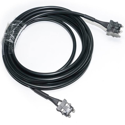 180dB / Km Servo Kabel Serat Optik Kabel OD4.0 Hitam Untuk Uji Peralatan, Konektor Mesin Sistem Servo