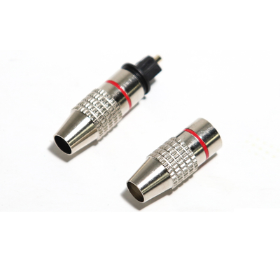 Toslink Audio Cable Accessories & Alumiunm Alloy Zinc Alloy Shell Disesuaikan Sesuai Keinginan Anda