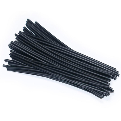 Factory Outlet POF 10mX 6mm Diameter Luar PVC PMMA Plastik Hitam Jaket Kabel Serat Optik Cahaya Untuk Cahaya Dekoratif