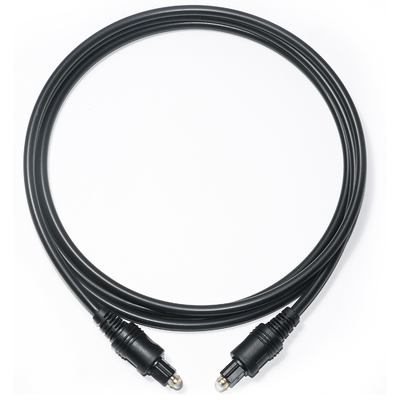 [Factory Outlet] Toslink Kabel Digital Optik Audio Hitam Kabel OD4.0 PVC untuk TV Sound Bar AV Receiver Konsol Permainan