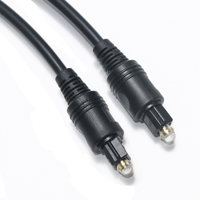 [Factory Outlet] Toslink Kabel Digital Optik Audio Hitam Kabel OD4.0 PVC untuk TV Sound Bar AV Receiver Konsol Permainan