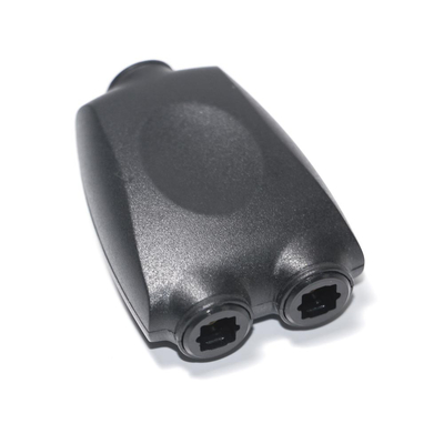 Digital Toslink Optical Audio Splitter Adaptor Konverter Serat Optik 1/2 SPDIF 1 Female Ke 2 Female