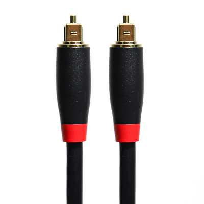 Kualitas Tinggi Harga Pabrik 24K Digital Optical Audio Toslink Cable ABS Plated Gold Ject 1.5M