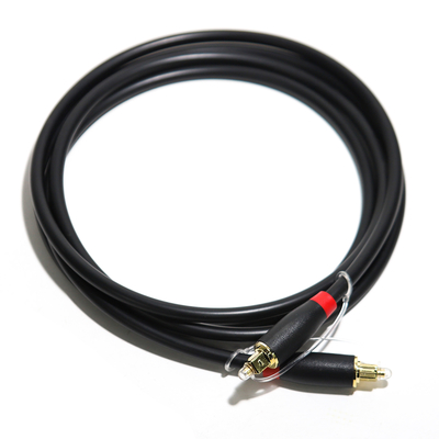Kualitas Tinggi Harga Pabrik 24K Digital Optical Audio Toslink Cable ABS Plated Gold Ject 1.5M