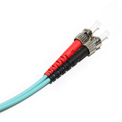 10G LC-ST Duplex Multimode Kabel Serat Optik OD3.0 OM3 0.8M 1.5M 2M Untuk WLAN LAN