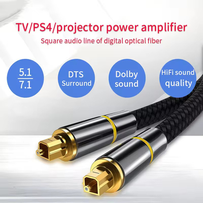 Digital Optical Audio Toslink Kabel SPDIF Serat Speaker Kawat untuk kartu video HIFI DVD TV DTS Dolby 5.1 7.1 Audio ampl