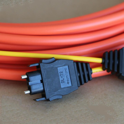 SUMITOMO JIS F07 DL-72 Kabel serat optik HCS/PCF F07 Digunakan dalam mesin pengeboran Hitachi, sistem Omron SYSMAC, Sumitomo Bachmann Fiber DL-72 Serat CA7003 CA7103