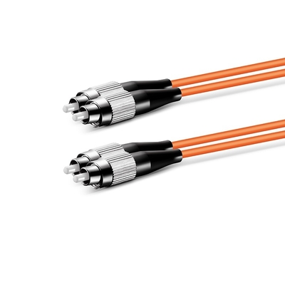 Kabel Serat Optik Plastik Rugi Rendah untuk Koneksi di Jaringan Telekomunikasi dan Ethernet dengan Konektor Simplex FC ST LC SC