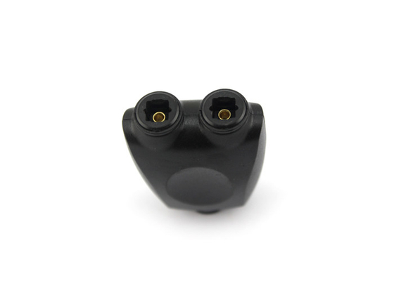 1x2 Aksesoris Serat Optik Toslink Digital Fiber Optic Audio Splitter
