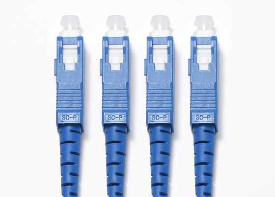 SC-FC Single Mode 2mm Fiber Optic Patch Cord Untuk FTTB FTTX