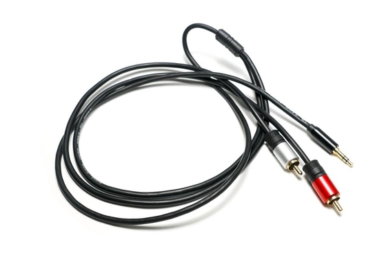 Cangkang Logam Jack 3.5 Mm Ke Kabel Optik, Kabel Optik Headphone 2 In 1