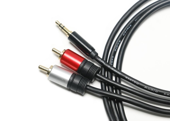Cangkang Logam Jack 3.5 Mm Ke Kabel Optik, Kabel Optik Headphone 2 In 1