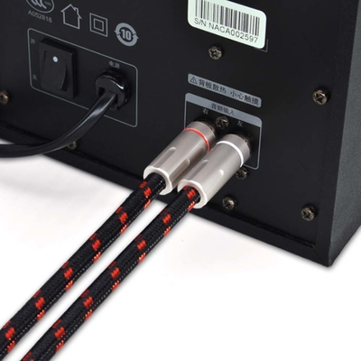 HI FI RCA Jack Kabel 3.5mm Ke 2RCA Kabel Audio Untuk TV PC Amplifier DVD Speaker