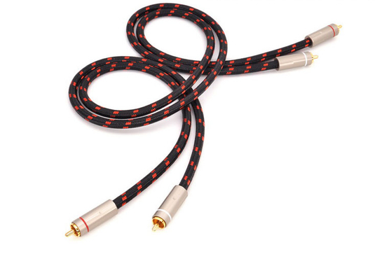 HI FI RCA Jack Kabel 3.5mm Ke 2RCA Kabel Audio Untuk TV PC Amplifier DVD Speaker