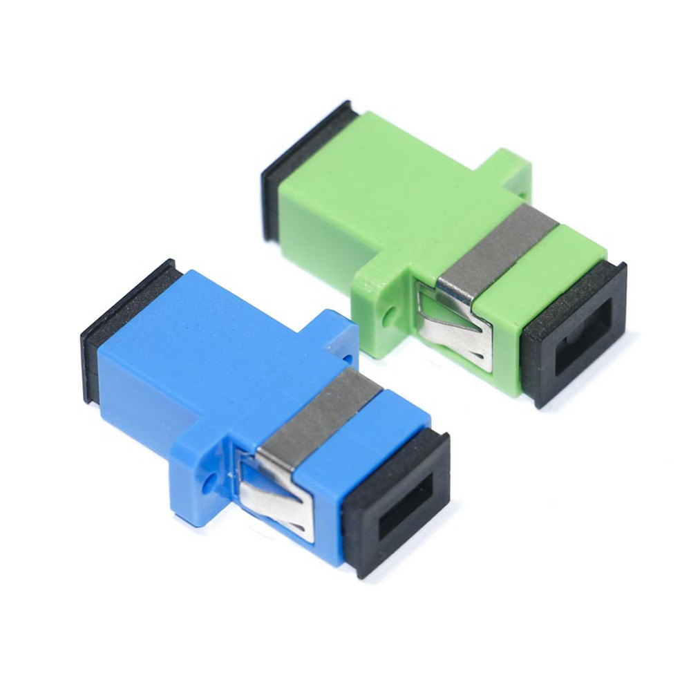 Adaptor Konektor Serat Optik SC SC/UPC SM Flange Singlemode Simplex SC ...