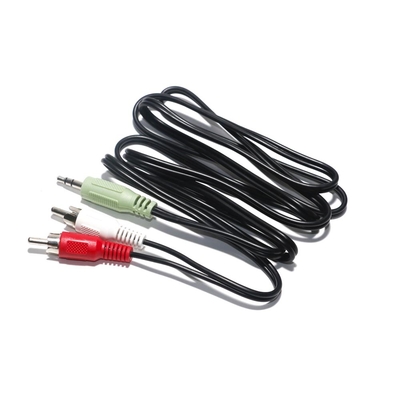 Kabel Audio Digital Optik RCA 2/1 Konektor Lotus Suara Ganda 2M 3M 5M Untuk DVD PC Pemutar CD