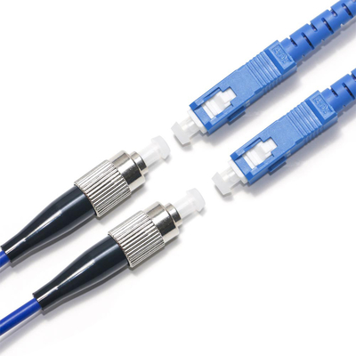 Kabel Patch Serat Optik FC SC Beberapa Mode Multi-Core 4-4 Untuk Kamera Pengawas Kabel Ruang Komputer Dalam Ruangan 3M 5M 8M