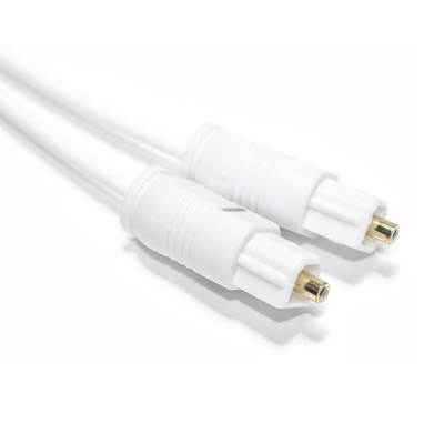 Factory Outlet Kabel Audio Optik Digital Putih Toslink SPDIF Ultra Tipis Untuk Sound Bar Rumah Mini CD