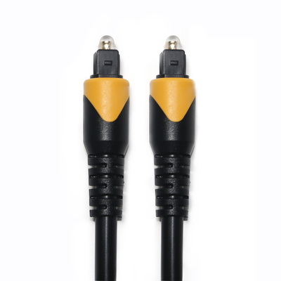 Kuning & Hitam Kabel Digital Toslink OD4.0 LSZH PVC Berlapis Emas Ject Untuk Home Player CD Soundbar
