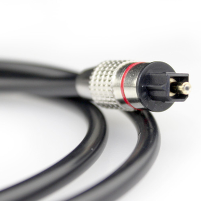 TOSLINK Kabel Audio Optik Digital Berlapis Logam Shell Konektor Emas Untuk Home Theater CD player1M/2M/3M