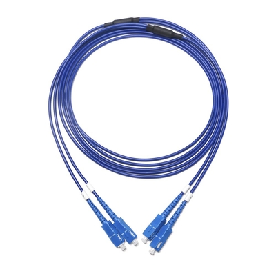 Factory Outlet Kabel jalur serat optik Model Tunggal Core OD2.0 SC Socket 2/2 untuk peralatan uji Kamera Minitor