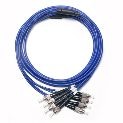 Kabel Patch Serat Optik FC-ST OM3 4Mode 4Core Wire OD 2.0/3.0mm Untuk Kamera Pengawas Konektor Komputer Dalam Ruangan