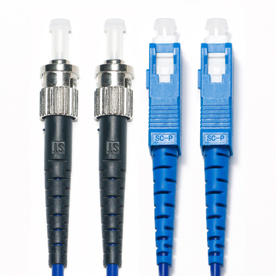 SC FC Dual Mode Fiber Optic Patch Cord OM3 Blue Wire 2/2 2.0/3.0mm Untuk Penggunaan Kamera Pengawas 3M 5M 8M 10M