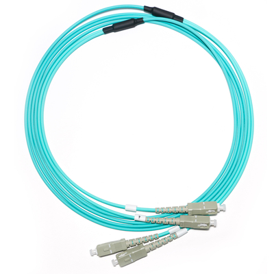 FC Fiber Optic Patch Cord OM3 Diameter Luar 2.0-3.0mm Untuk Kamera Pengawas Komputer Indoor WLAN LAN