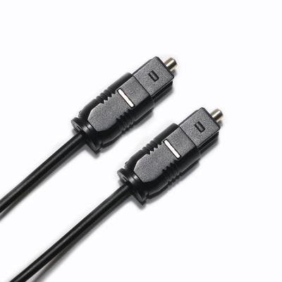 Factory Outlet Toslink Black PVC OD4.0mm 2.2mm Core Fiber Digital Cable Untuk Mini Player CD Soundbar