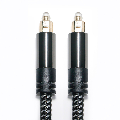 Factory Outlet Brand New Toslink Digital Optical Audio Cable SPDIF Woven Net Kabel Amplifier Berlapis Emas Untuk Subwoofer