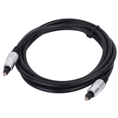 Harga Pabrik Merek Baru Kabel Serat Optik Toslink Port Emas Berlapis Alumium Shell Putih Untuk Home Theatra 1.2M