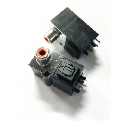 AV-GQ-R004 Penerima Optik Toslink JackConnector Soket Vertikal Wanita Pemancar / Penerimaan Akhir) untuk Audio PCB