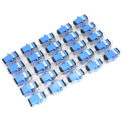 Adaptor Konektor Serat Optik SC SC/UPC SM Flange Singlemode Simplex SC-SC APC Coupler