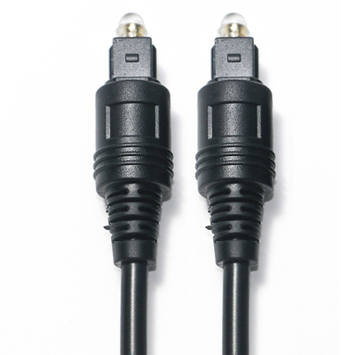[Factory Outlet] Toslink Kabel Digital Optik Audio Hitam Kabel OD4.0 PVC untuk TV Sound Bar AV Receiver Konsol Permainan