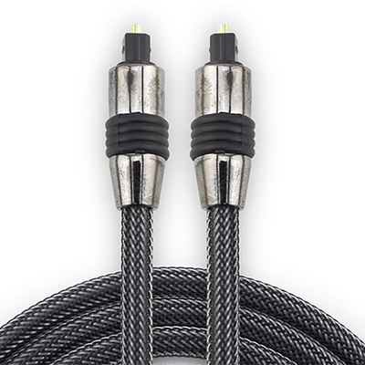 Serat optik Kabel Audio Toslink SPDIF Kabel Nilon OD4.0 1m 2m 3m Untuk Blu-ray CD DVD Player Xbox 360 PS3 Mini Disc