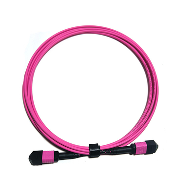 Manufaktur 12F MPO PC MPO PC OM3 3.0 3M Tipe B 3.0mm OM3-300 Fiber Optic Patch Cord