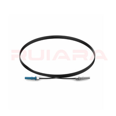 Kabel Serat Optik Plastik PMMA Anti Getaran Warna Hitam Anti Elektromagnetik
