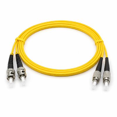 ST FC Dual-Core Dual-Mode Fiber Optic Patch Cord untuk Jaringan Koneksi LAN WLAN