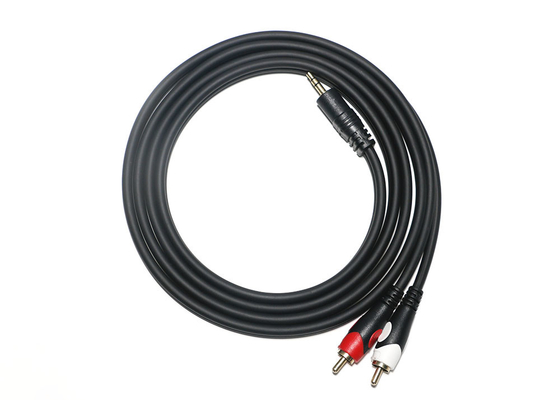Kabel Audio 2rca Kepala Ganda, Kabel Audio TV DVD Digital 3,5 Mm